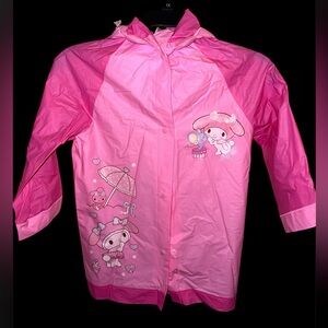 My Melody Pink Kids Rain Jacket with Hood